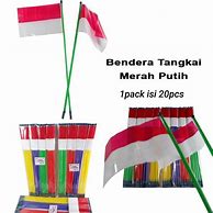 Bendera Merah Putih Plastik Sudah Terpasang Tapi @5Meter